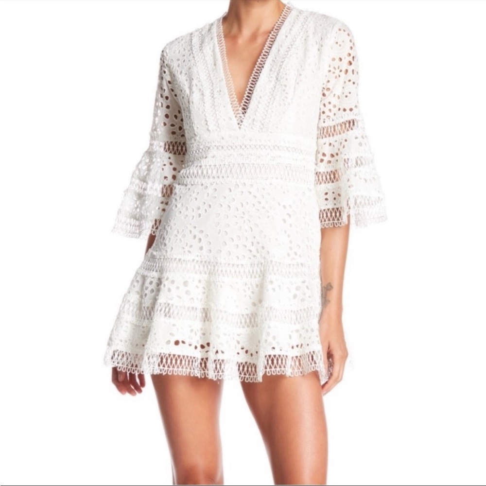 Few Moda White Eyelet dress